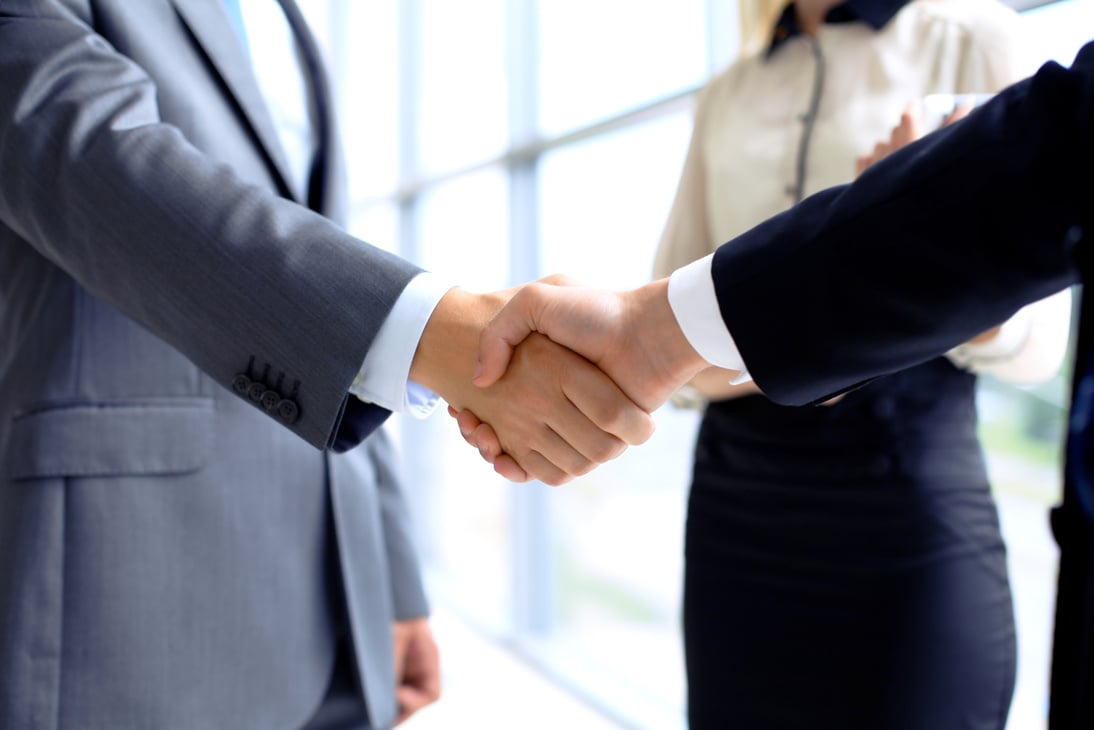 Business handshake